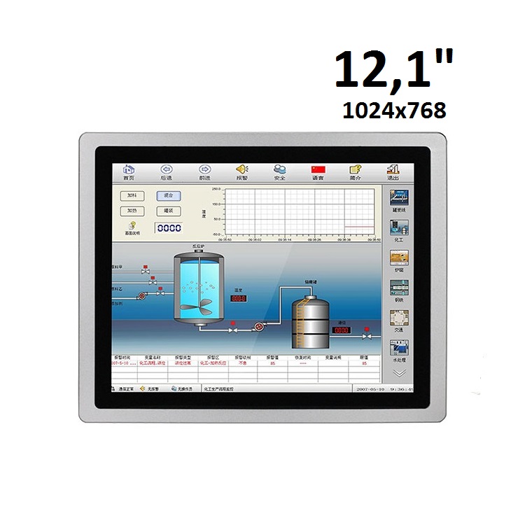 Встраиваемый сенсорный моноблок 12,1" PC-W121S07SAC (J1800/2/32)