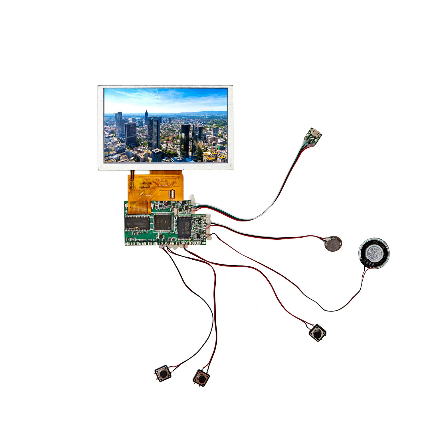 Дисплей 5,0" с контроллером K050W84KI-512-3BUSG-A