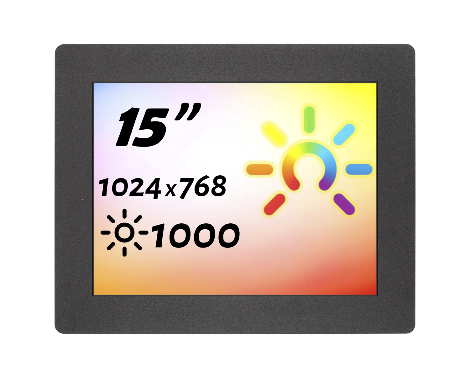 Встраиваемый монитор 15" PN150SMK6-07U1-HDV