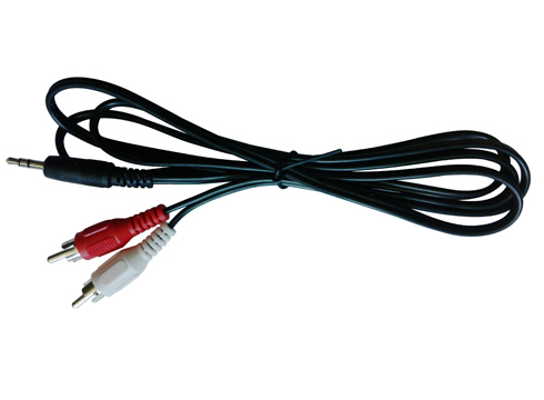 Кабель RCAx2 (M) - Jack 3.5 (M) 3 pin, 1,5 м