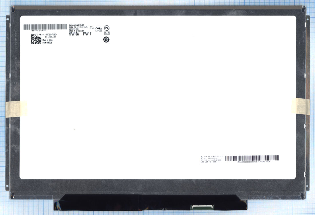 ЖК дисплей 13,3" B133EW06 V0