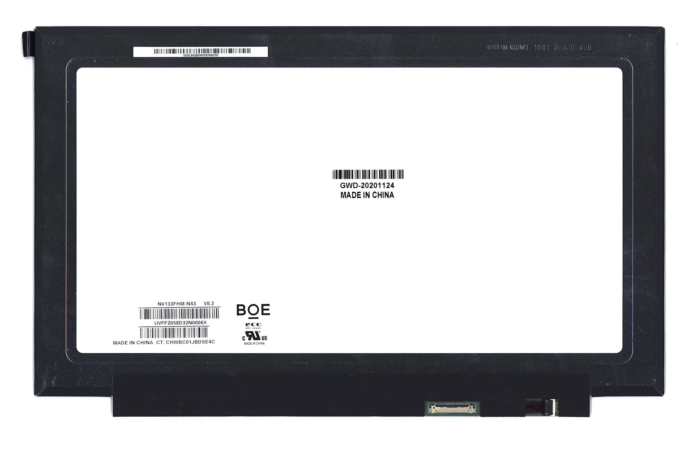 ЖК дисплей 13,3" NV133FHM-N43 V8.0