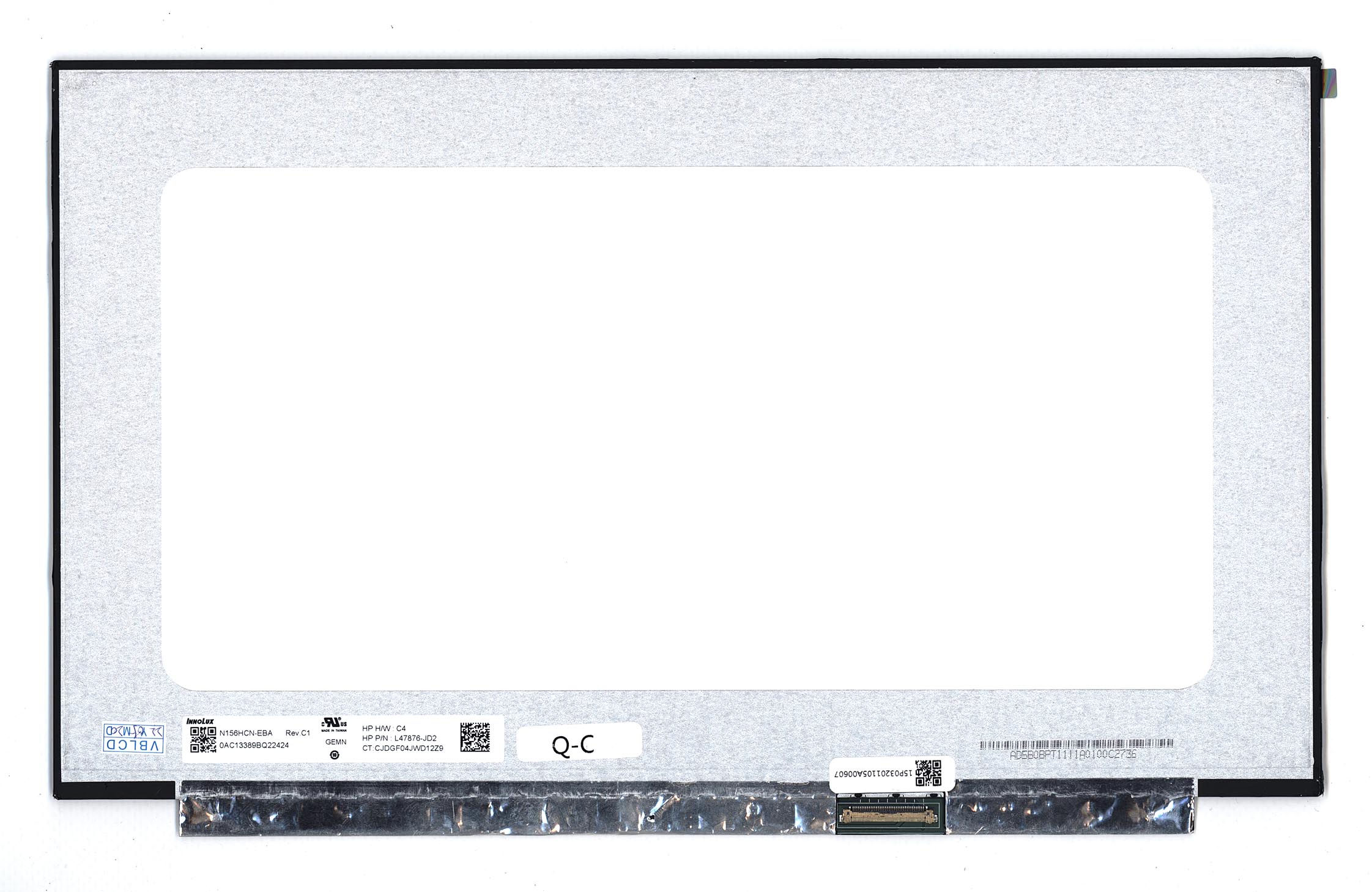 ЖК дисплей 15,6" N156HCN-EBA Rev.C1