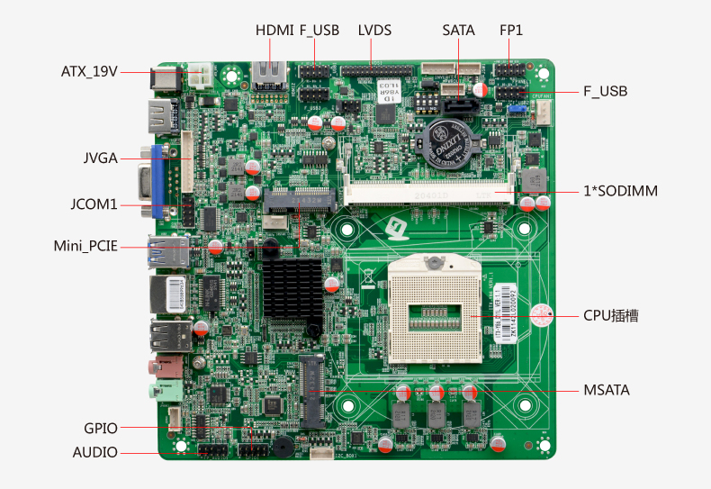 Материнская плата Mini-ITX ITX-Y86_D11L