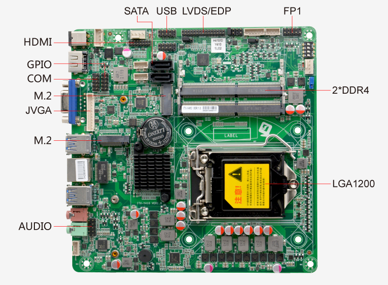Материнская плата Mini-ITX ITX-Y410