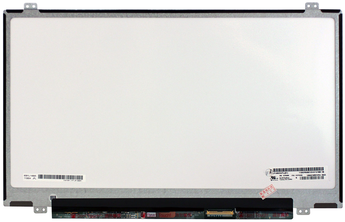 ЖК дисплей 14" LP140WD2-TLB1