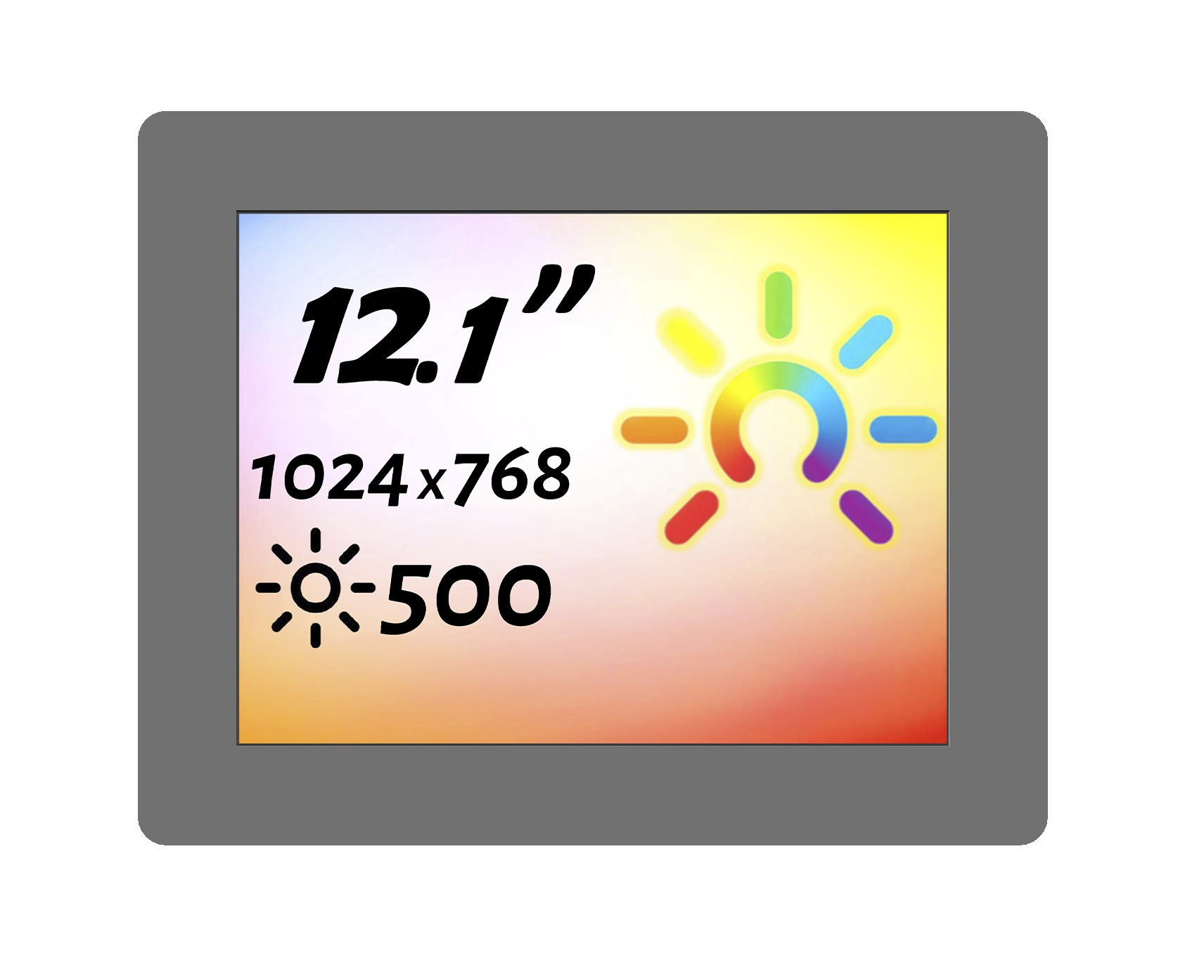 Встраиваемый монитор 12,1" PN121SMK6-07H1-HDV