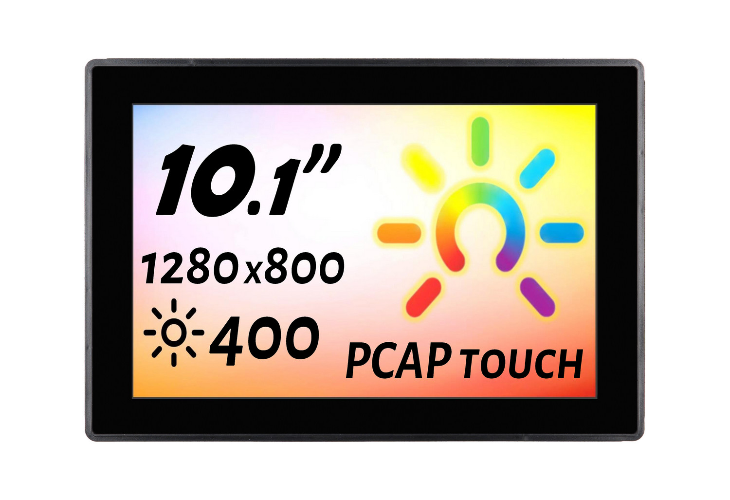 Встраиваемый сенсорный монитор 10,1" PZ101WKK6-28HPZ1-HDV