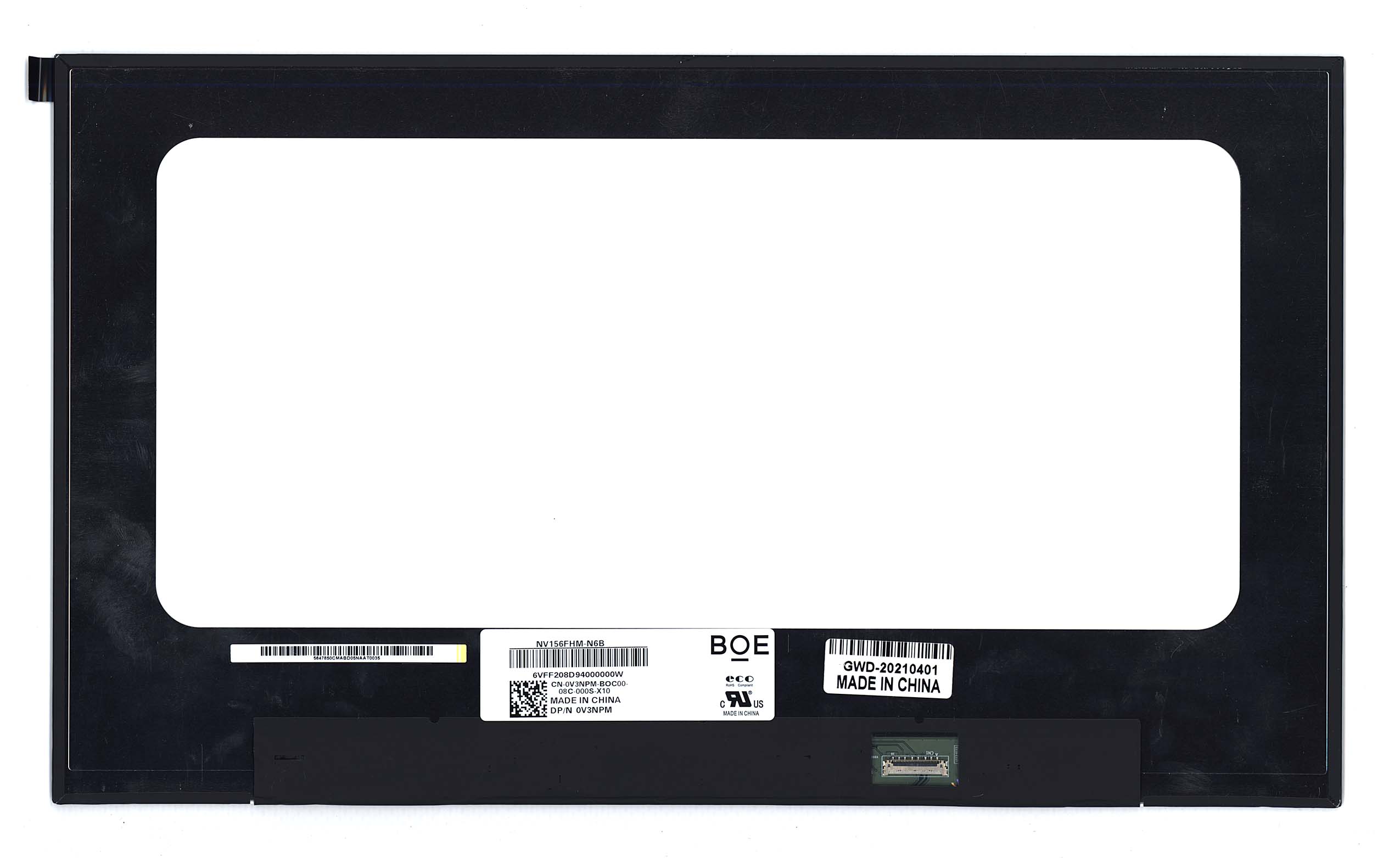 ЖК дисплей 15,6" NV156FHM-N6B