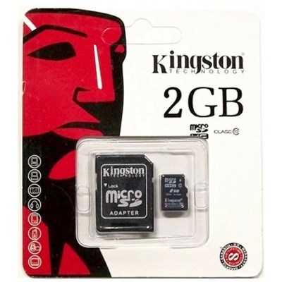 Карта памяти microSDHC Kingston 2 ГБ, Class 10