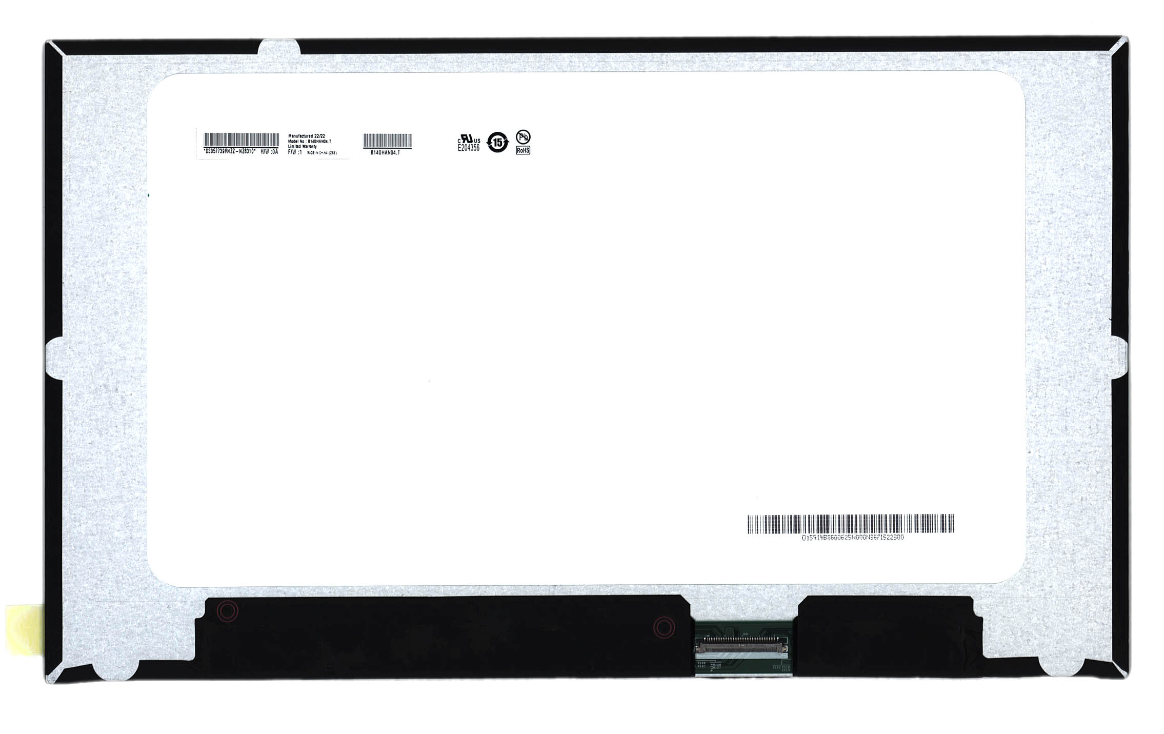 ЖК дисплей 14" B140HAN04.T