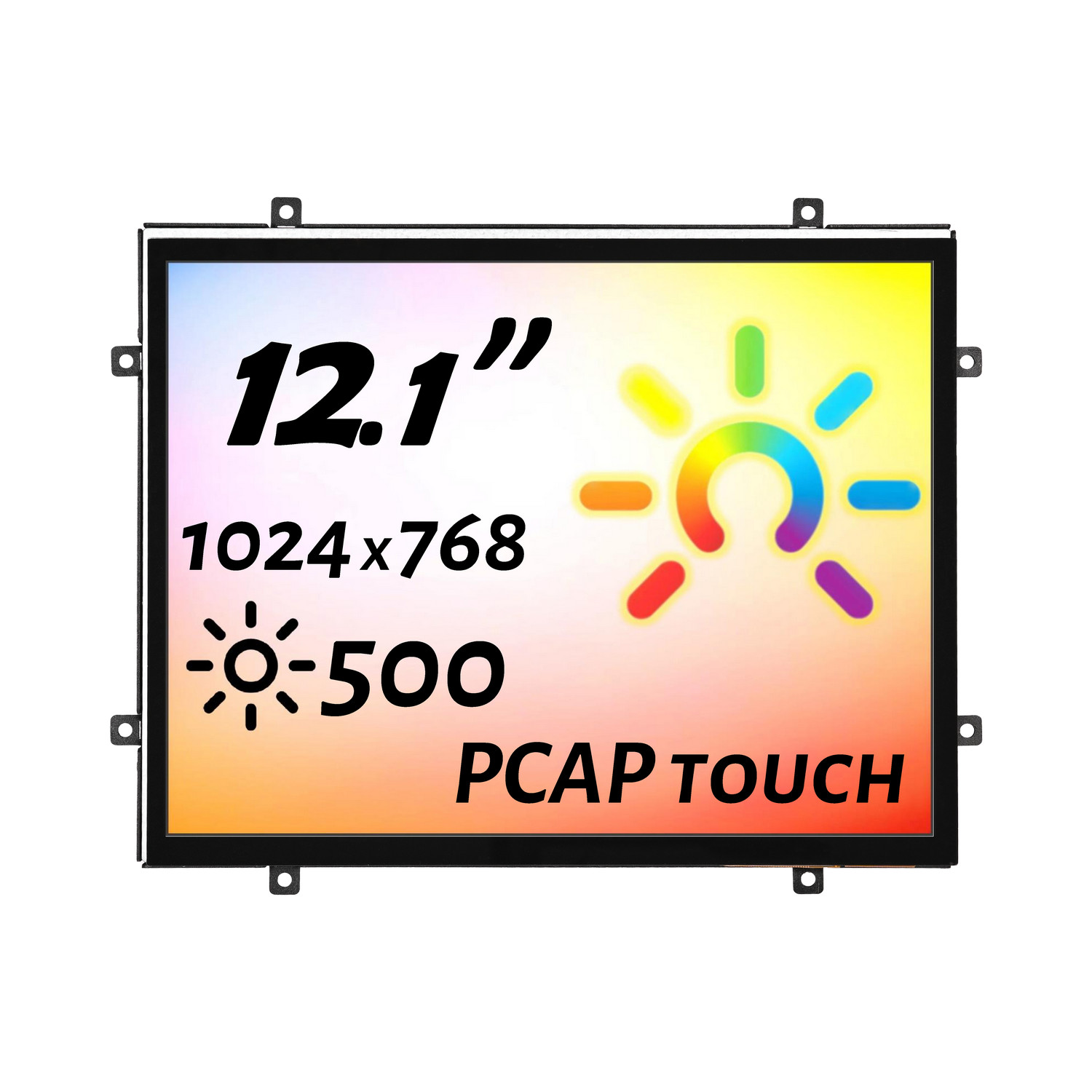Встраиваемый сенсорный монитор 12,1" FL121SMK6-07HR41-HDV