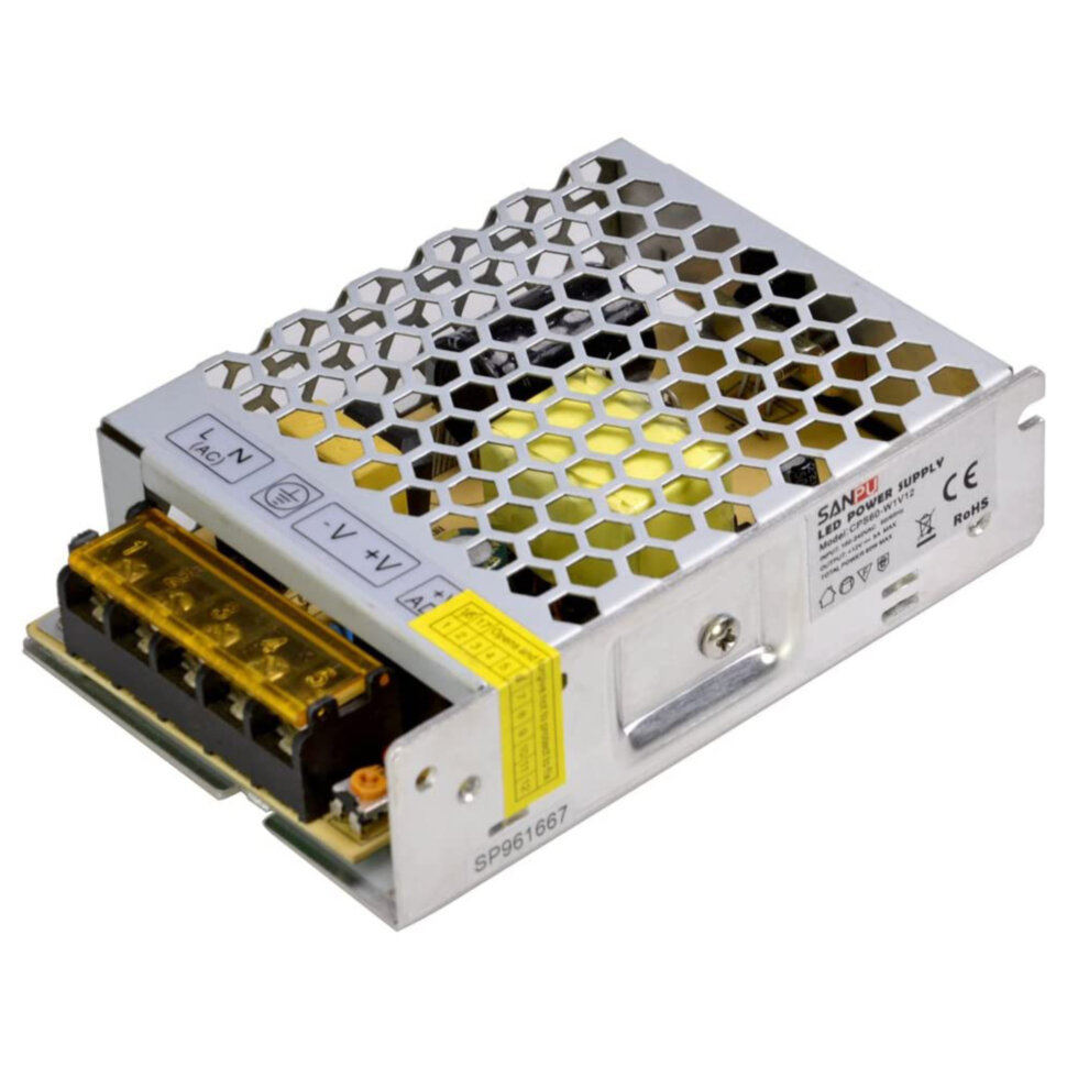 Блок питания в кожухе 12В 5А CPS60-W1V12