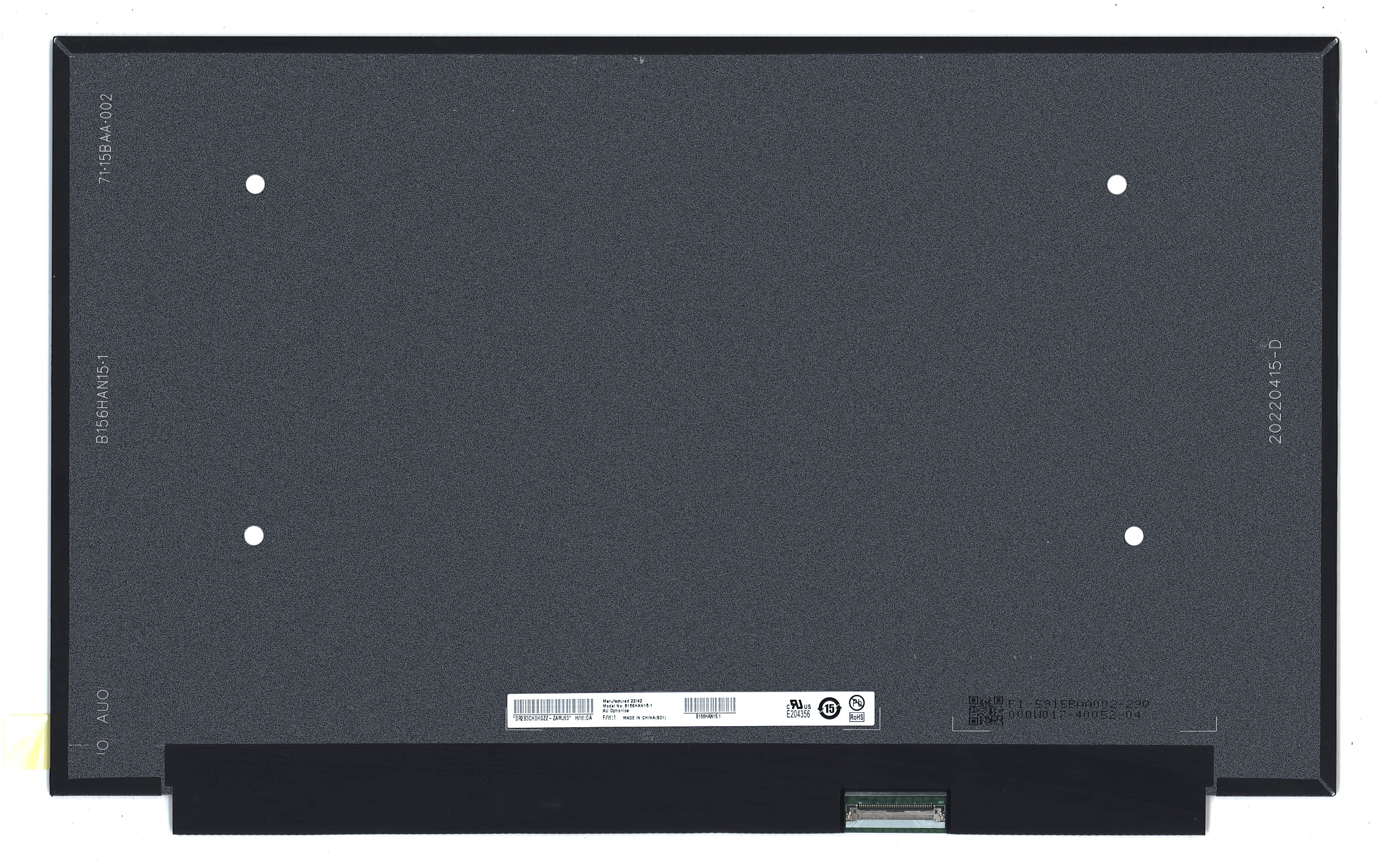 ЖК дисплей 15,6" B156HAN15.1