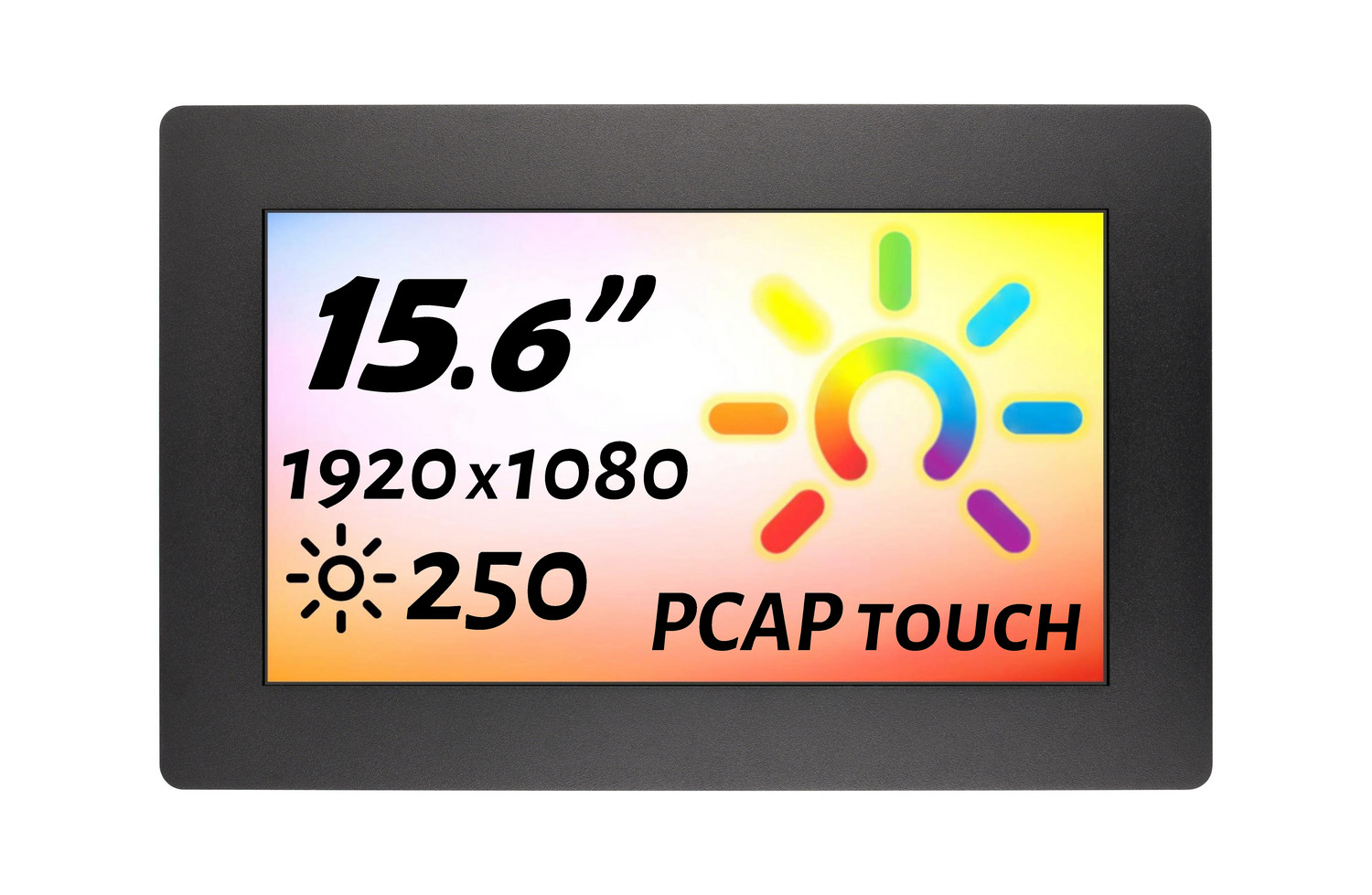 Встраиваемый сенсорный монитор 15,6" PN156WMKE-90SPX1-HV