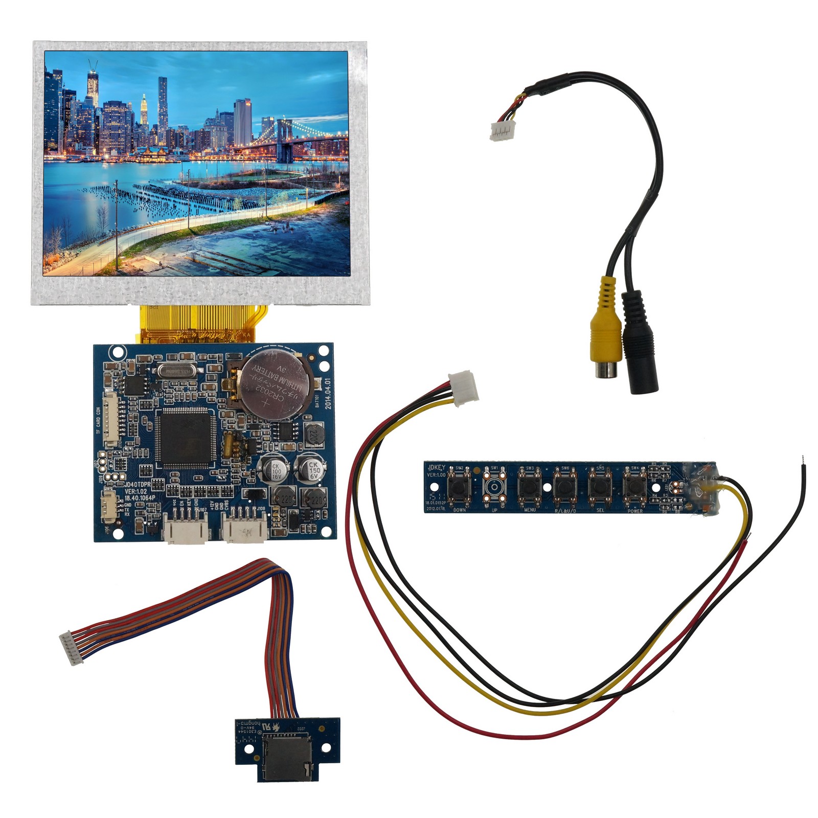 Дисплей 4" KD040G1-54NC с контроллером JD40TDPR