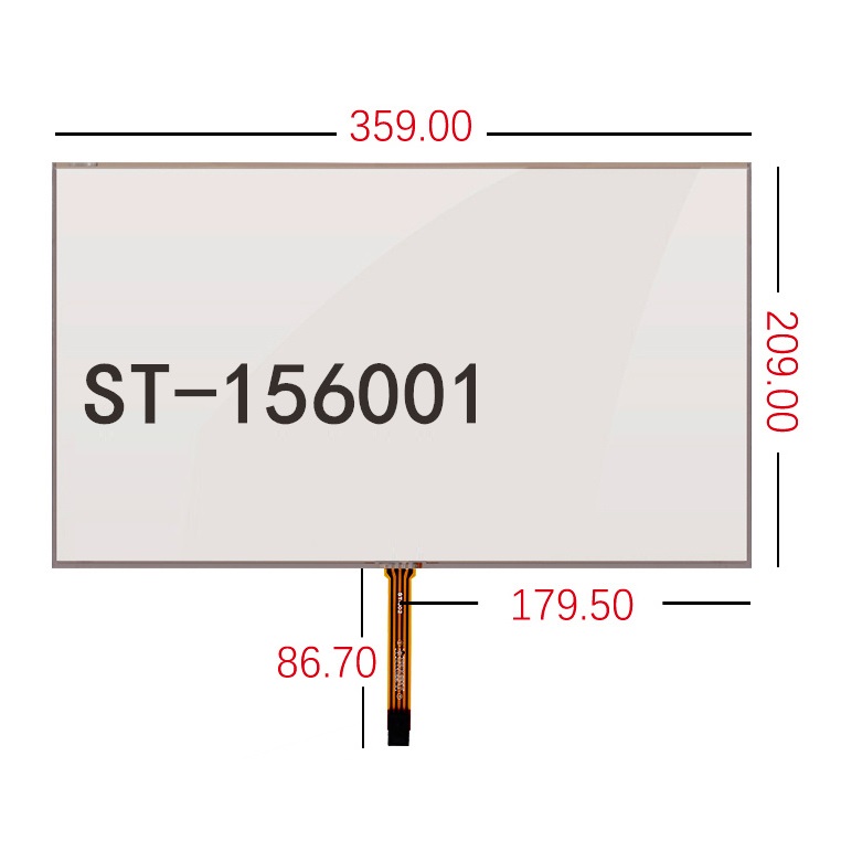 Резистивный сенсорный экран 15,6" ST-156001