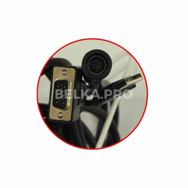 Кабель DIN (F) - VGA (M) + USB A (M), Lilliput