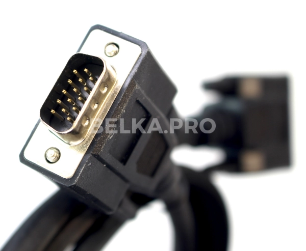 Кабель VGA (M) - VGA (M), 1,5 м, FR2, тип 2