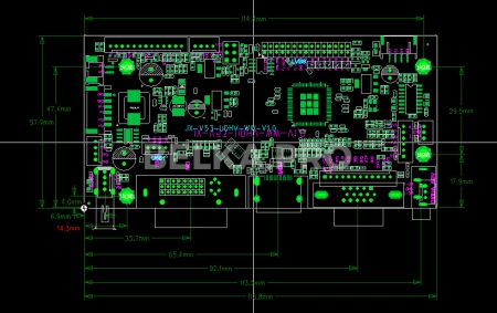 Контроллер дисплея HDMI/DVI/VGA/MP JX-V53-UDHV