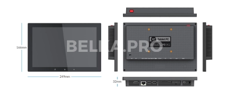 Сенсорный моноблок 10,1" Lilliput PC-1010
