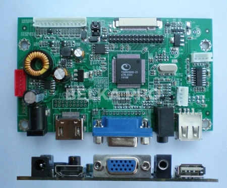Дисплей 19" M190PW01 V8 с контроллером JX-V59-UHV-LVDS в сборе