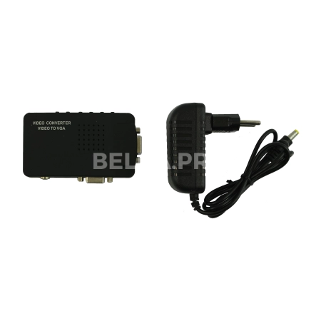 Конвертер S-Video (F) + AV (F) -> VGA (F)