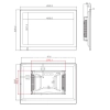 Cенсорный моноблок 19" PC-W191W49MJW410-TC (J1900/2/32)