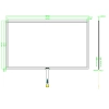 Резистивный сенсорный экран 15,6" ST-156001