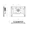 Встраиваемый сенсорный монитор 9,7" FS097SMK6-07UPS1-HDV