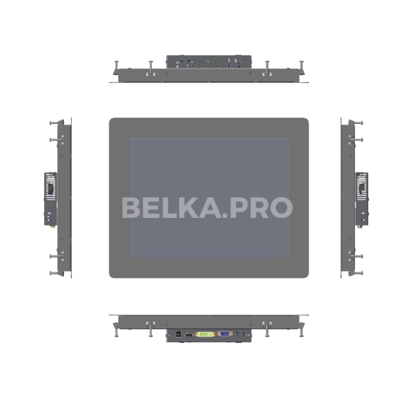 Встраиваемый сенсорный монитор 15" PN150SMK6-07SPX1-HDV