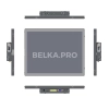 Встраиваемый сенсорный монитор 15" FL150SMK6-07HR41-HDV