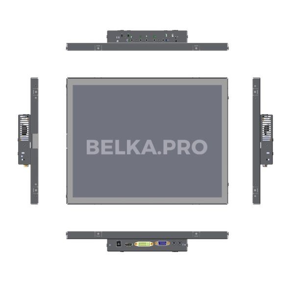 Встраиваемый сенсорный монитор 15" FL150SMK6-07HPX1-HDV