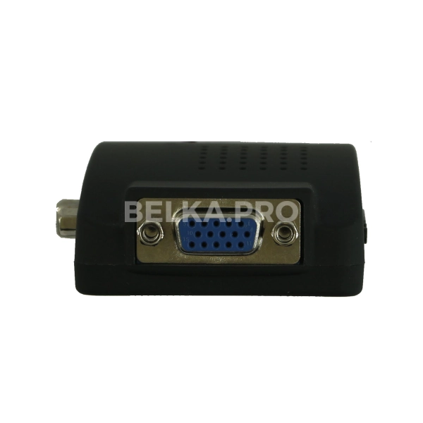 Конвертер S-Video (F) + AV (F) -> VGA (F)