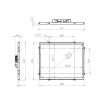 Встраиваемый сенсорный монитор 19" FL190SMK6-20SR41-HDV