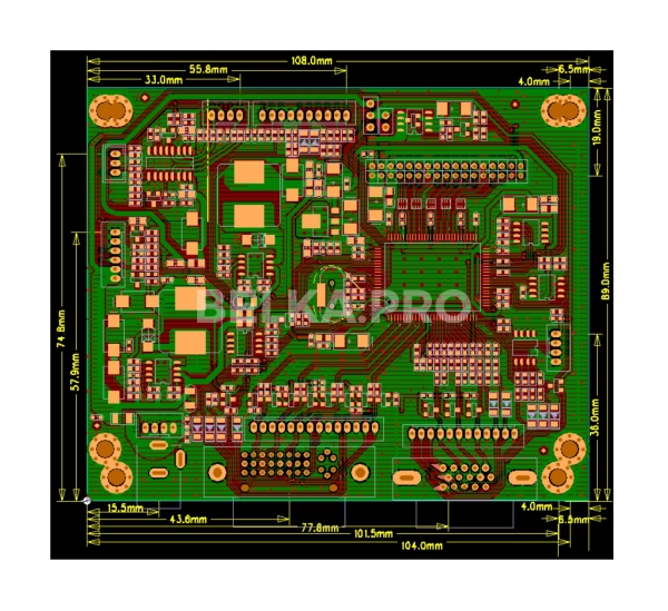 Контроллер дисплея DVI/VGA GWM58 V2 (GK12C)
