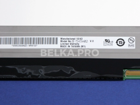 ЖК дисплей 15,4" B154SW02 V0