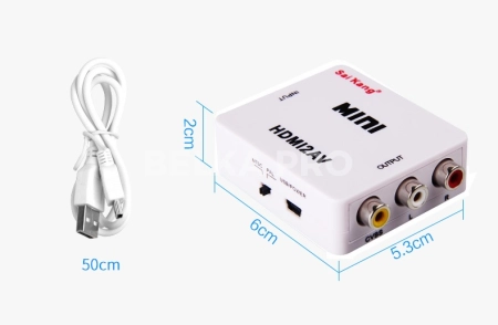 Конвертер HDMI (F) -> AV (F) SK-Z325