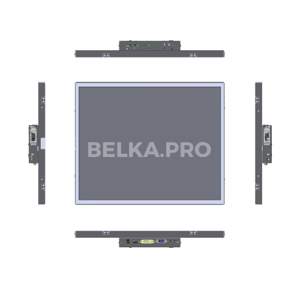 Встраиваемый сенсорный монитор 19" FL190SMK6-20SR4С1-HDV