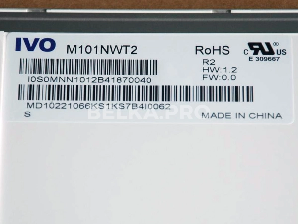 ЖК дисплей 10,1" M101NWT2 R2