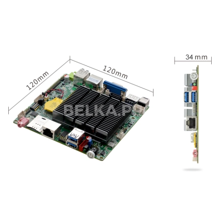 Материнская плата Nano-ITX с процессором STX-T41_1L (J4125)