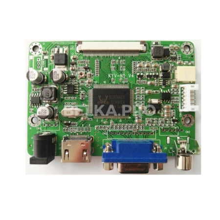 Дисплей 10,4" HSD104IXN1-A00 с контроллером KYV-N5 V4 в сборе