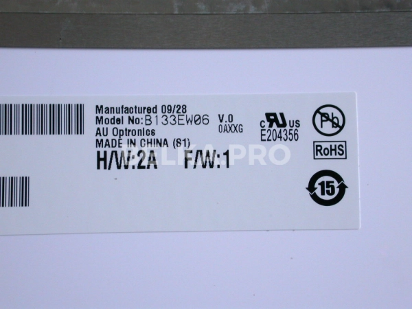 ЖК дисплей 13,3" B133EW06 V0