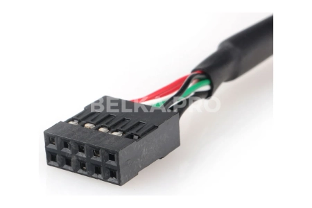 Планка в сист блок на 2 USB 2.0, 10pin, Gembird, CCUSBRECEPTACLE