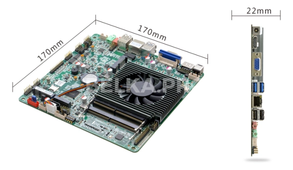 Материнская плата Mini-ITX с процессором ITX-B102_I512L (8260U)