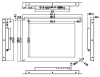 Встраиваемый сенсорный монитор 15" Lilliput TK1500-NP/C/T