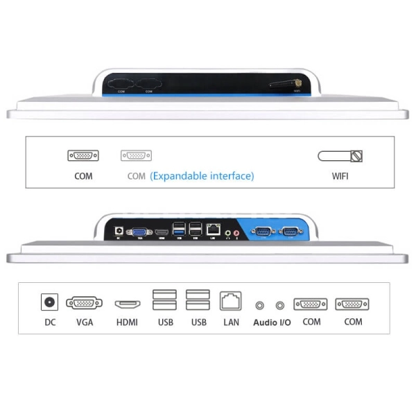 Cенсорный моноблок 17,3" PC-W173W90MJW410-TC (J1900/2/32)