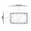 Встраиваемый монитор 17,3" FS173WMKE-90S1-H