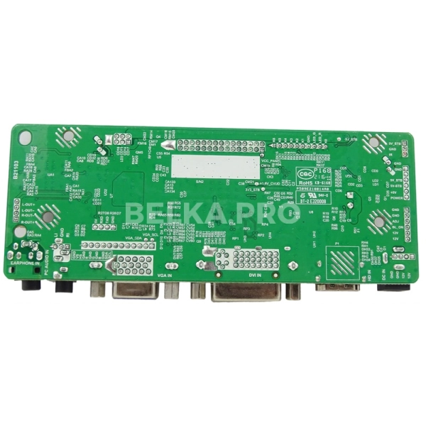 Дисплей 12,1" LQ121S1LG75 с контроллером M.NT68676.3 в сборе