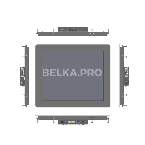 Встраиваемый сенсорный монитор 17" PN170SMK6-20HR41-HDV